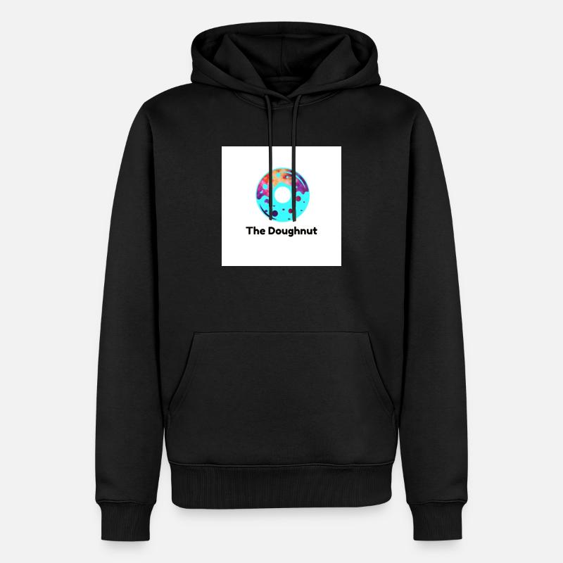 The Doughnut - Männer Premium Bio Hoodie - Schwarz