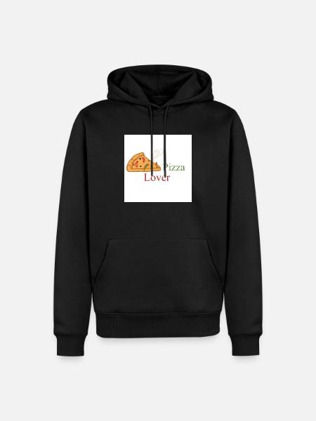 Pizza Lover - Men’s Premium Organic Hoodie - black