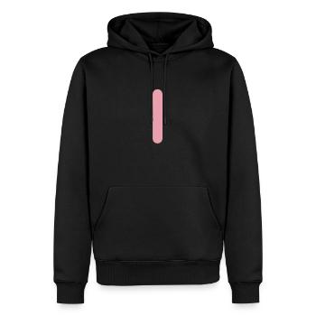 Geschenkidee für das Baby-Girl "Babygirl" - Männer Premium Bio Hoodie - Schwarz - Vorne - Nico (187cm)