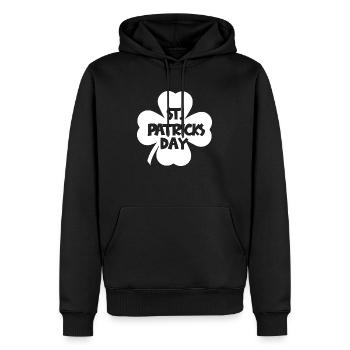 St. Patrick`s Day - Männer Premium Bio Hoodie - Schwarz - Vorne - Nico (187cm)