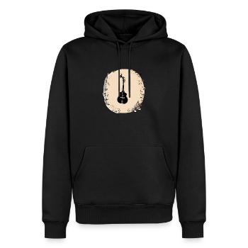 Violon Violoniste Orchestre de Musique Violon - Sweat à capuche Premium bio Homme - noir - Devant - Nico (187cm)