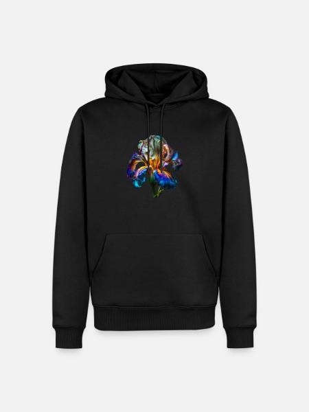 Flower Magic No. 1 - Men’s Premium Organic Hoodie - black