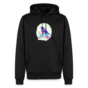 Wellensittich Vogelbesitzer Vogel Nymphensittich - Männer Premium Bio Hoodie - Schwarz - Vorne - Nico (187cm)