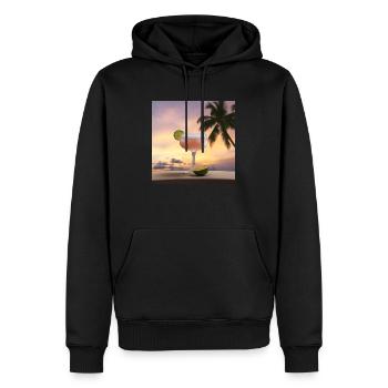 Cocktail 2 Geschenk - Männer Premium Bio Hoodie - Schwarz - Vorne - Nico (187cm)