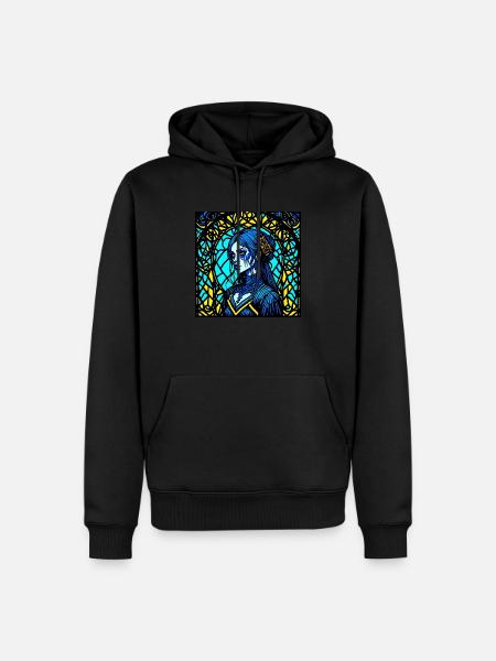Fille gothique - Sweat à capuche Premium bio Homme - noir