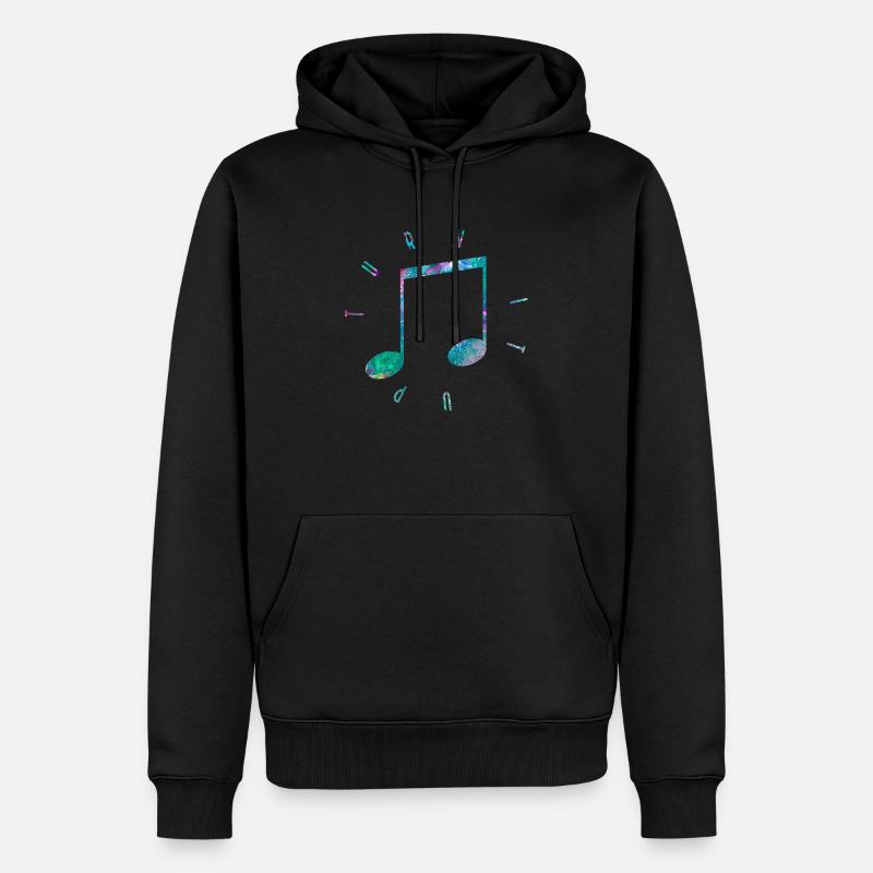 Drehen Sie auf - Männer Premium Bio Hoodie - Schwarz