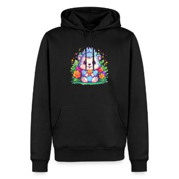 Spikes & Sweetness - Männer Premium Bio Hoodie - Schwarz - Vorne - Nico (187cm)