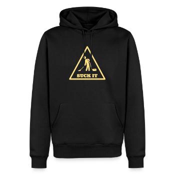 Suck It CrossWalk - Sweat à capuche Premium bio Homme - noir - Devant - Nico (187cm)