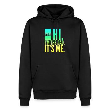 Funny Dad Fathers day - Men’s Premium Organic Hoodie - black - Front - Nico (187cm)