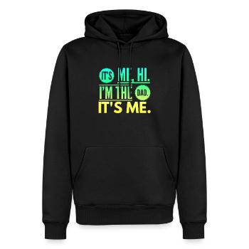 Lustiger Papa zum Vatertag - Sweat à capuche Premium bio Homme - noir - Devant - Nico (187cm)