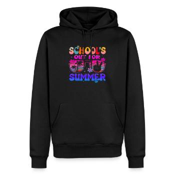 Abschlussfeier 2024 Abiturfeier - Männer Premium Bio Hoodie - Schwarz - Vorne - Nico (187cm)