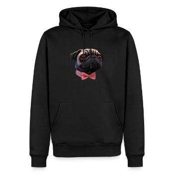Bulldogge Hunde Hundehalter Hund Hundebesitzer - Männer Premium Bio Hoodie - Schwarz - Vorne - Nico (187cm)
