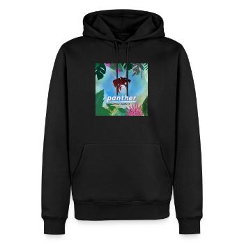 Panther king jungle - Männer Premium Bio Hoodie - Schwarz - Vorne - Nico (187cm)