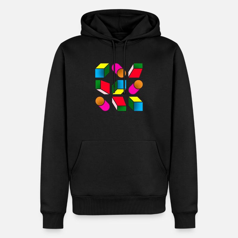 Schnittmuster Moda 110623 2 - Männer Premium Bio Hoodie - Schwarz
