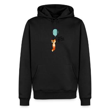 Tschüss Kindergarten, Hallo Schule Fuchs Schulkind - Männer Premium Bio Hoodie - Schwarz - Vorne - Nico (187cm)