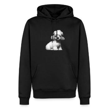Pudel Hundewelpe Köche Hundehalter Pudelwelpe - Männer Premium Bio Hoodie - Schwarz - Vorne - Nico (187cm)