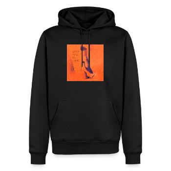 Let's fall in Love - Männer Premium Bio Hoodie - Schwarz - Vorne - Nico (187cm)