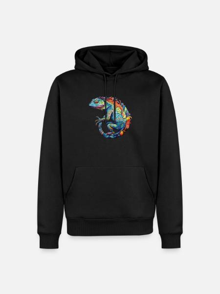lizzard_art - Men’s Premium Organic Hoodie - black