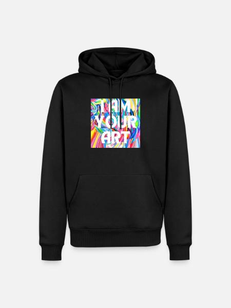 I AM YOUR ART - Men’s Premium Organic Hoodie - black