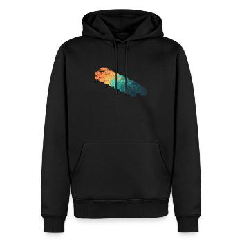 Véhicule tout terrain - Monster Truck - Sweat à capuche Premium bio Homme - noir - Devant - Nico (187cm)