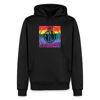 Gräfin - Männer Premium Bio Hoodie - Schwarz - Vorne - Nico (187cm)