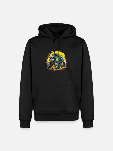 Monster truck realmonster - Men’s Premium Organic Hoodie - black