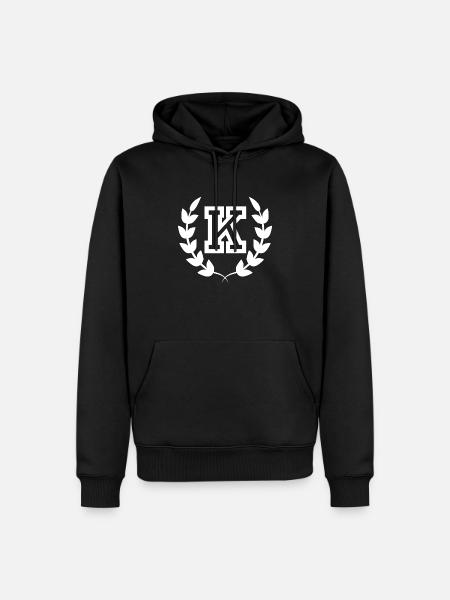 Letter k sport - Men’s Premium Organic Hoodie - black