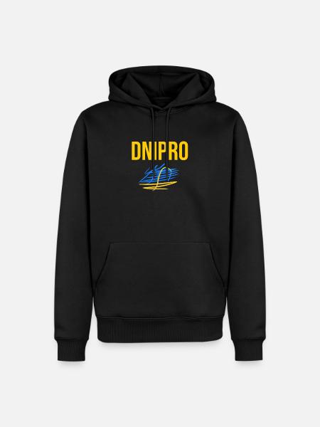 Dnipro Ukraine Dnipro Ukraina - Men’s Premium Organic Hoodie - black