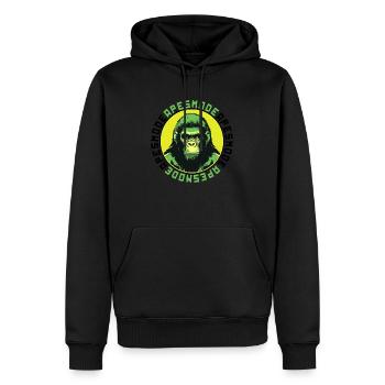 Apesmode - Planet of the Apes - Men’s Premium Organic Hoodie - black - Front - Nico (187cm)