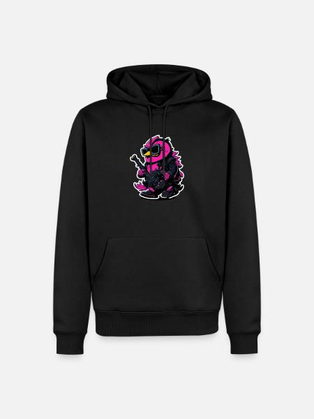 Canard de roche - Sweat à capuche Premium bio Homme - noir