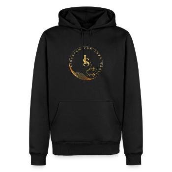 LAdy Sandy - Eigentum - Männer Premium Bio Hoodie - Schwarz - Vorne - Nico (187cm)