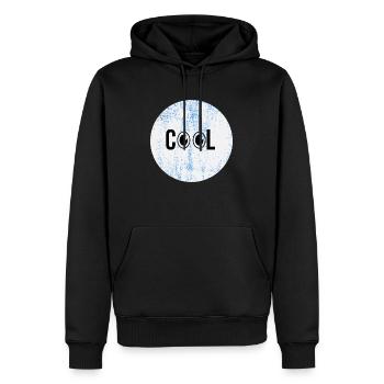 Refroidir - Sweat à capuche Premium bio Homme - noir - Devant - Nico (187cm)