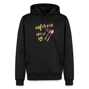 Cafeteria Crew Pastel Fall Lunch Lady Squad - Sweat à capuche Premium bio Homme - noir - Devant - Nico (187cm)
