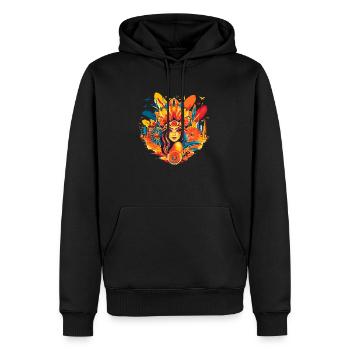Le carnaval de Rio de Janeiro est une pure joie de vivre - Sweat à capuche Premium bio Homme - noir - Devant - Nico (187cm)