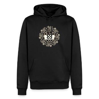 Kroatien Kroatisch Hrvatska Kroatien Kroaten vatreni - Männer Premium Bio Hoodie - Schwarz - Vorne - Nico (187cm)