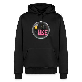UN LADY LIKE - Men’s Premium Organic Hoodie - black - Front - Nico (187cm)