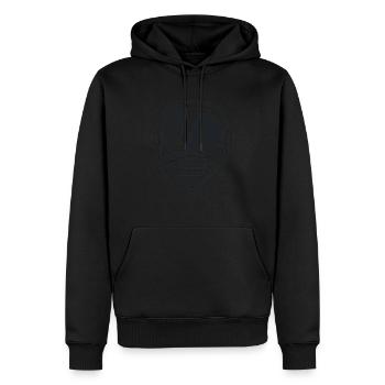 Minimalist Fencing Mask - Men’s Premium Organic Hoodie - black - Front - Nico (187cm)