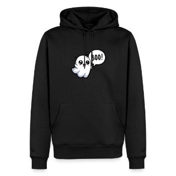 Phantom Halloween - Männer Premium Bio Hoodie - Schwarz - Vorne - Nico (187cm)