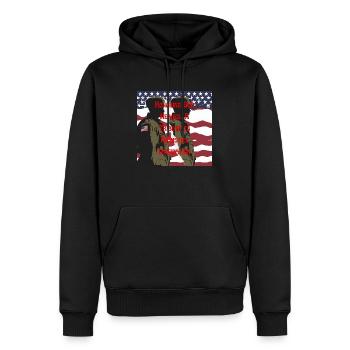 Veteranen, Veteranen, Waffenstillstand. - Männer Premium Bio Hoodie - Schwarz - Vorne - Nico (187cm)