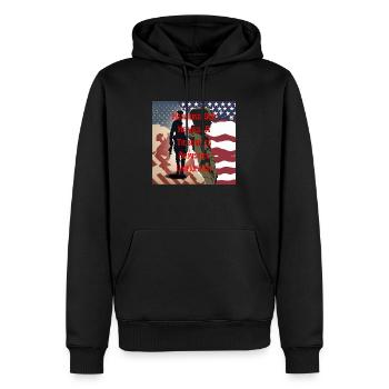 Veteranen, Veteranen, Waffenstillstand. - Männer Premium Bio Hoodie - Schwarz - Vorne - Nico (187cm)