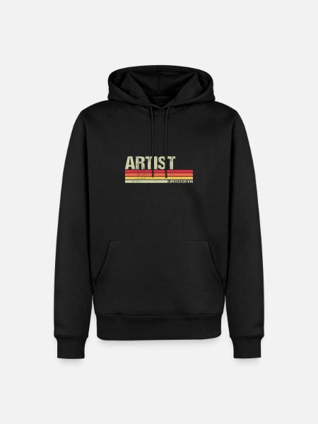 Artiste Édition Limitée - Sweat à capuche Premium bio Homme - noir