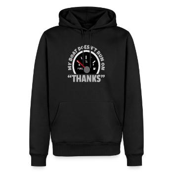 Mon bateau ne fonctionne pas Merci - Sweat à capuche Premium bio Homme - noir - Devant - Nico (187cm)