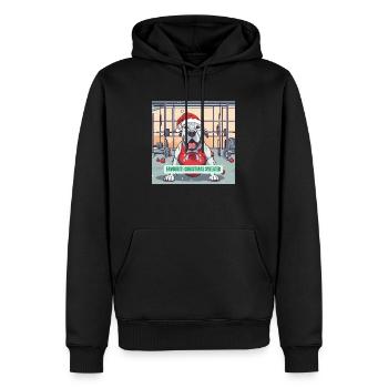 Die Jingle Bells - Doggy Edition - Männer Premium Bio Hoodie - Schwarz - Vorne - Nico (187cm)
