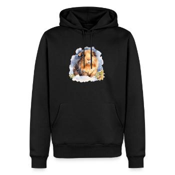 Süsses Wintermerri - Männer Premium Bio Hoodie - Schwarz - Vorne - Nico (187cm)