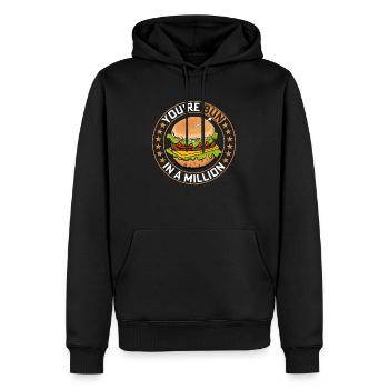You're Bun In A Million Meat Buns Food Hamburger - Männer Premium Bio Hoodie - Schwarz - Vorne - Nico (187cm)