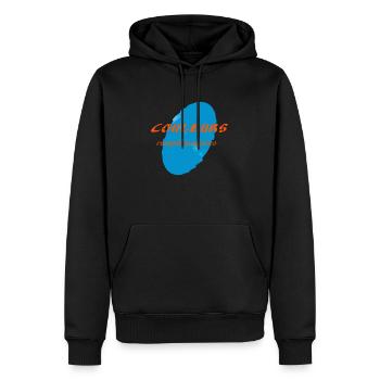 Couleurs complementaires 2 - Sweat à capuche Premium bio Homme - noir - Devant - Nico (187cm)