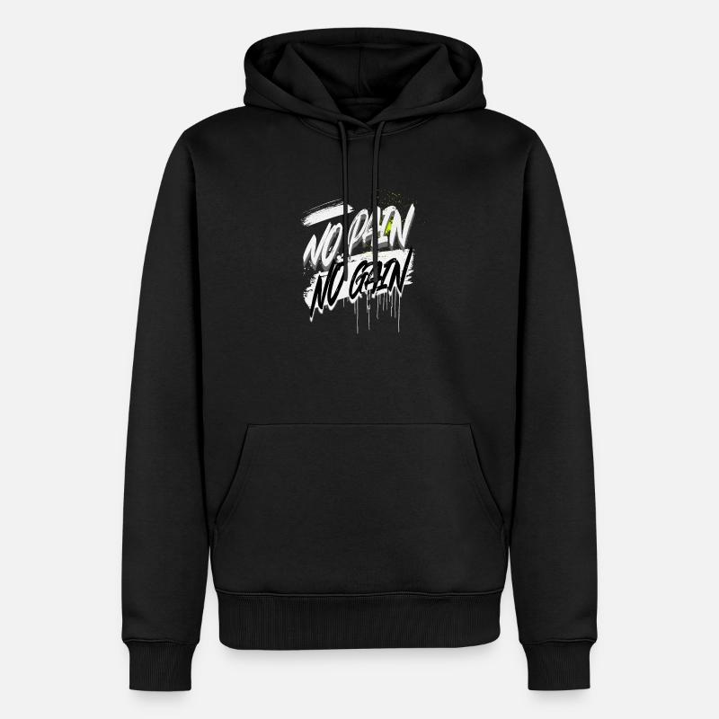 Hymne de la résilience - Sweat à capuche Premium bio Homme - noir