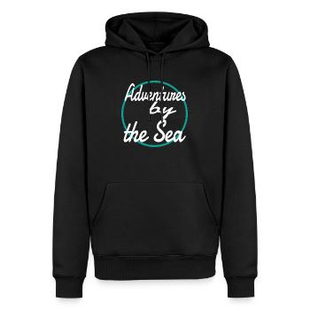 Summer Thrill Statement Expedition Vacation Daring - Men’s Premium Organic Hoodie - black - Front - Nico (187cm)