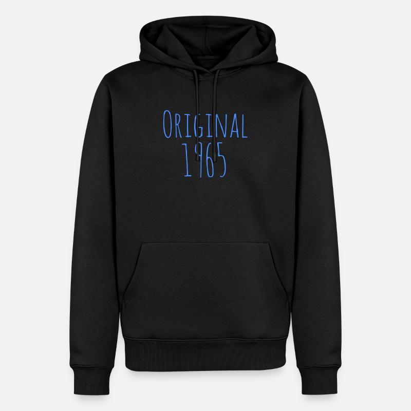 original 1965 - Männer Premium Bio Hoodie - Schwarz