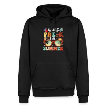 Élève enseignant Au revoir Pre-K Bonjour l’été - Sweat à capuche Premium bio Homme - noir - Devant - Nico (187cm)